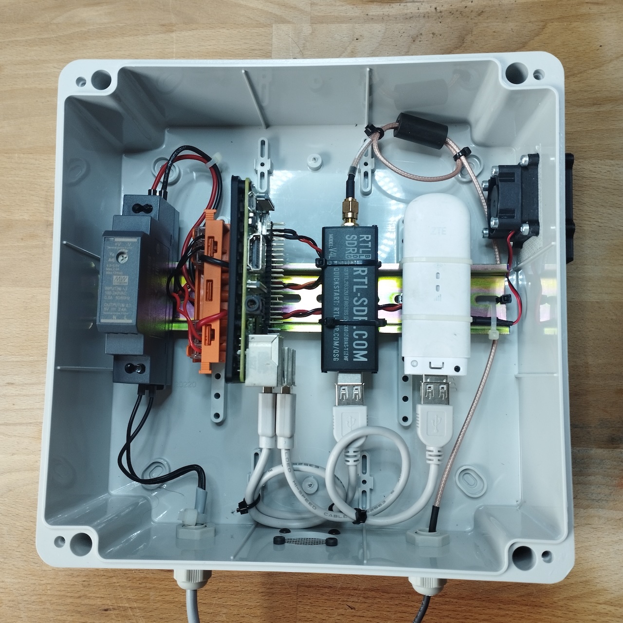 Raspberry Pi timing appliance set up trackside
